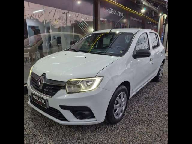 Renault Sandero LIFE10MT - Branca - 2020/2021