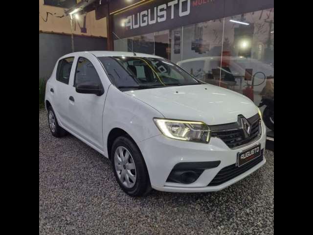 Renault Sandero LIFE10MT - Branca - 2020/2021