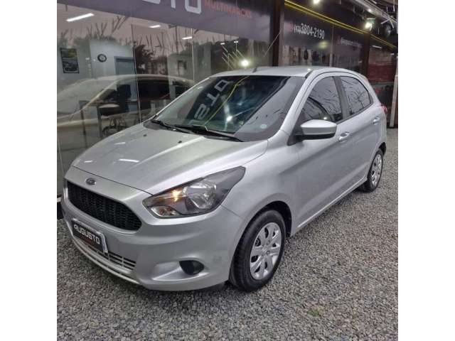 Ford KA 1.0 SE/SE Plus TiVCT Flex 5p  - Prata - 2017/2018