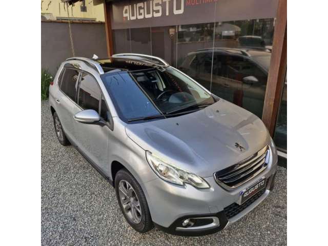 Peugeot 2008 Griffe 1.6 Flex 16V 5p Aut.  - Prata - 2016/2017