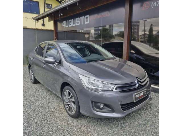 Citroën C4 LOUNGE Exclusive 1.6 Turbo Flex Aut.  - Cinza - 2017/2017