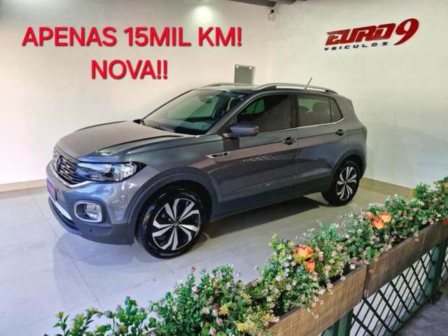 VOLKSWAGEN T-CROSS 250 TSI HIGHLINE AUT 2023 SOMENTE 15 MIL KM!! 