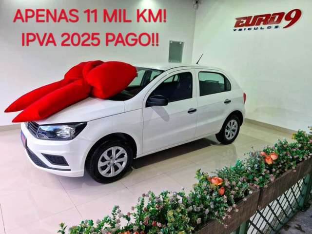 VOLKSWAGEN GOL MPI 2023 COM APENAS 11 MIL KM! IPVA 2025 PAGO! 