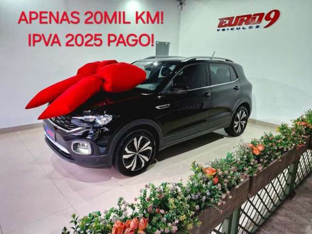 VOLKSWAGEN T-CROSS 250 TSI HIGHLINE AUT 2023. BAIXA KM! IPVA 2025 PAGO! 