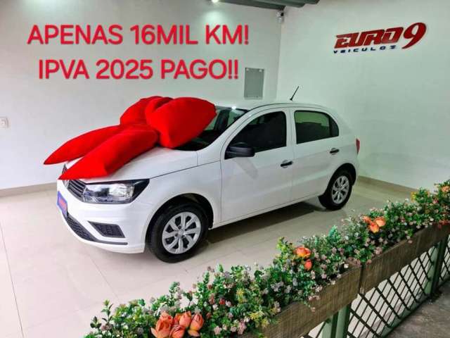 VOLKSWAGEN GOL 1.0 FLEX 12V 5P 2023 APENAS 16 MIL KM! IPVA 2025 PAGO! 