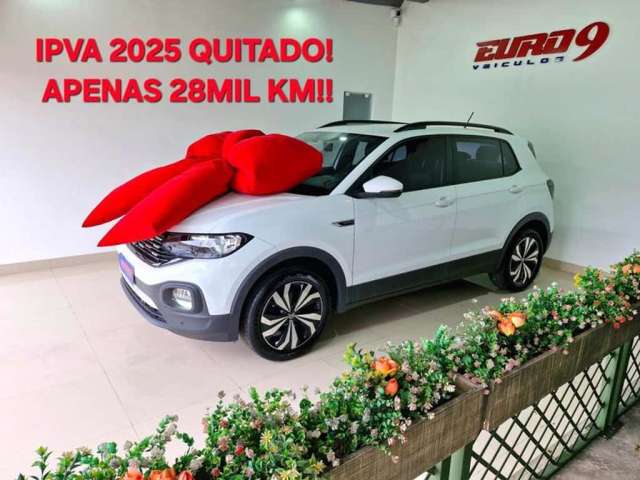 VOLKSWAGEN T-CROSS 200 TSI COMFORTLINE AUT 2023! IPVA 2025 PAGO! 