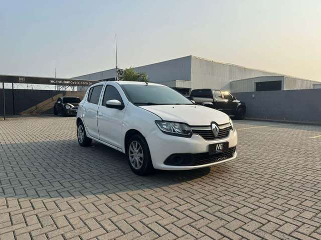 Renault Sandero Expression Flex 1.0 12V 5p  - Branca - 2019/2020