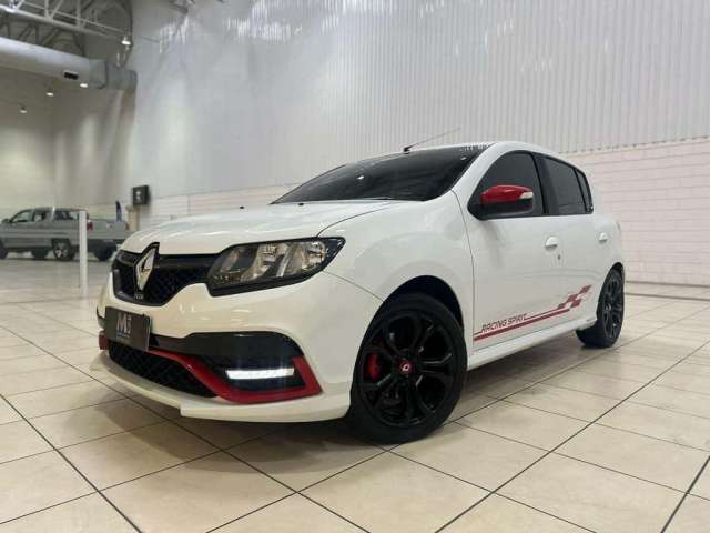 Renault Sandero RS Racing Spirit Flex 2.0 16V 5p - Branca - 2017/2018