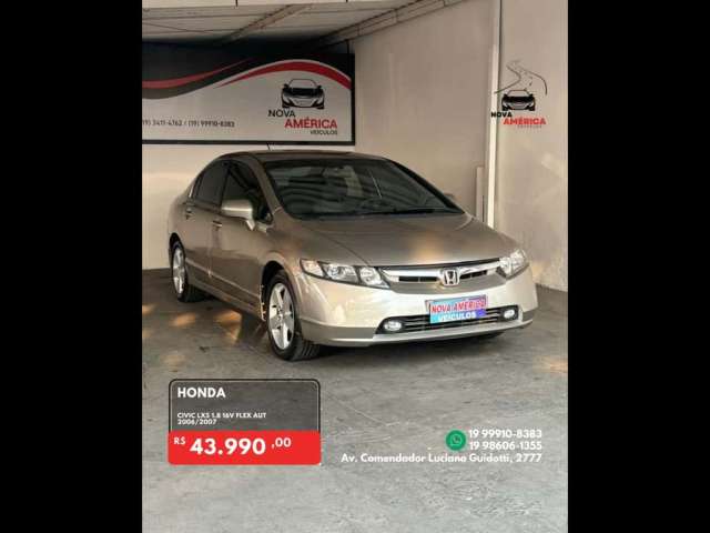 Civic Sedan LXS 1.8/1.8 Flex 16V Aut. 4p