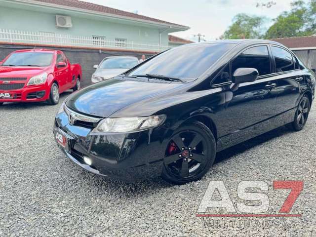 Honda Civic Sedan LXS 1.8/1.8 Flex 16V Aut. 4p  - Preta - 2008/2008