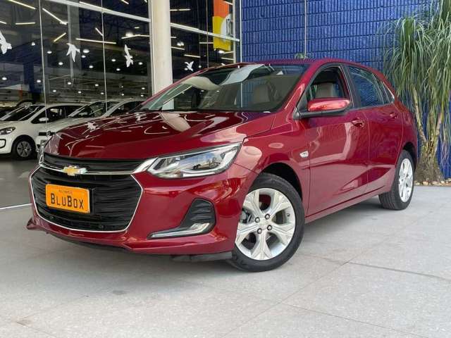 Chevrolet Onix HATCH PREMIER 1.0 12V TB Flex 5p Aut. - Vermelha - 2021/2021