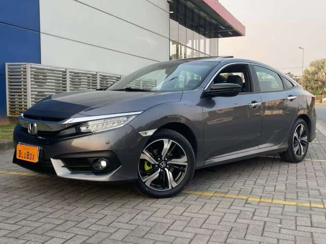 Honda Civic TOURING 1.5 Turbo 16V Aut.4p - Cinza - 2017/2017