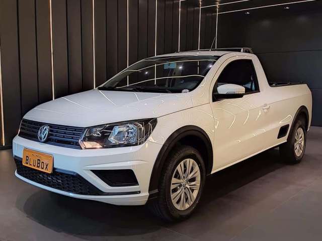 Volkswagen Saveiro Trendline 1.6 T.Flex 8V - Branca - 2021/2022