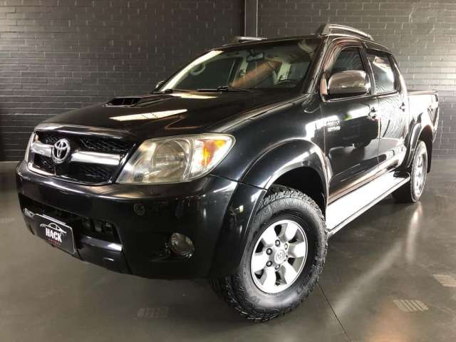 Toyota Hilux CD SRV D4-D 4x4 3.0 TDI Diesel Aut  - Preta - 2007/2008