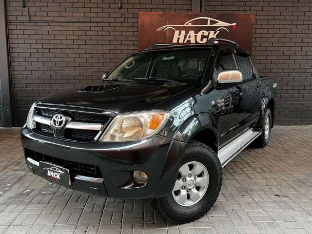 Toyota Hilux CD SRV D4-D 4x4 3.0 TDI Diesel Aut  - Preta - 2007/2008