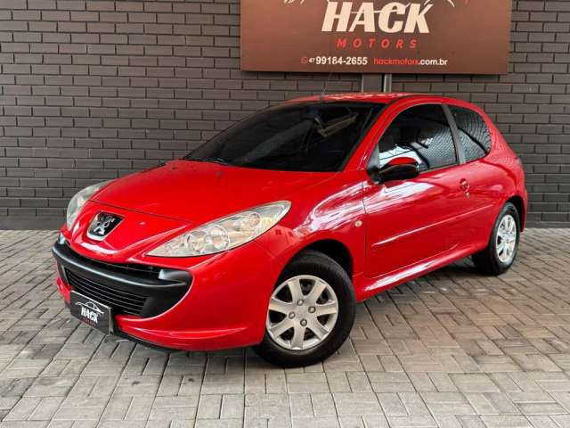 Peugeot 207 XR 1.4 Flex 8V 3p  - Vermelha - 2009/2010