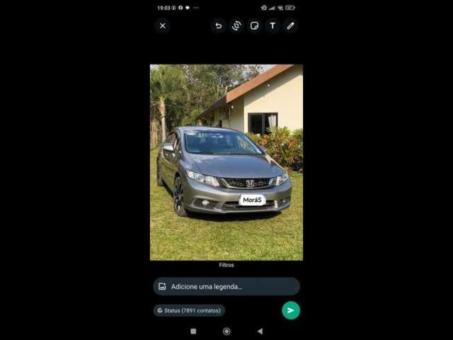 HONDA CIVIC LXR 2.0 FLEXONE 16V 2016