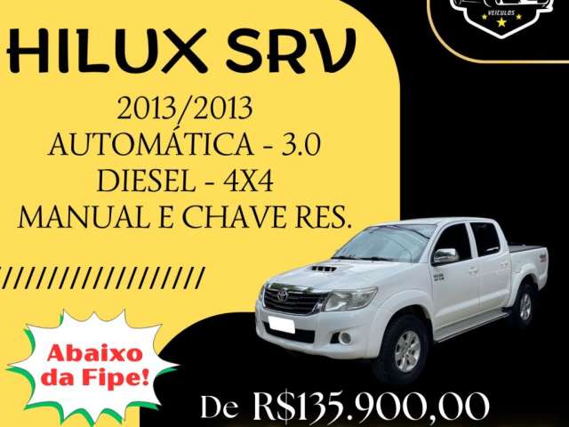 Hilux SRV 3.0 Automática 2013/2013