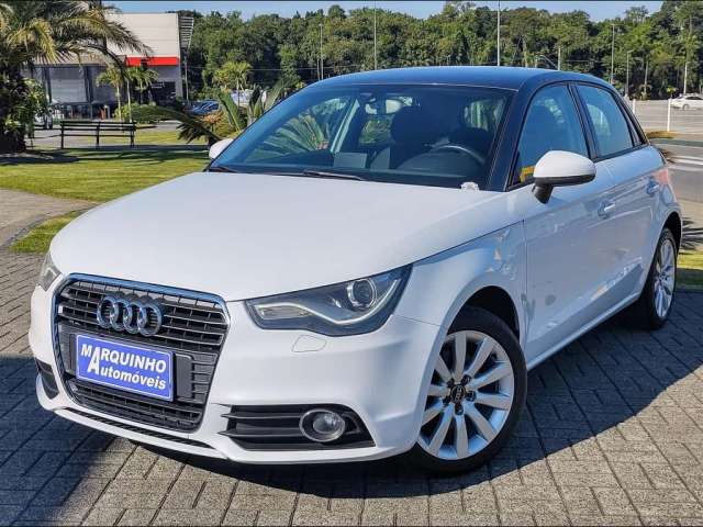 Audi A1 Sportback 1.4 TFSI  S-Tronic - Branca - 2012/2013