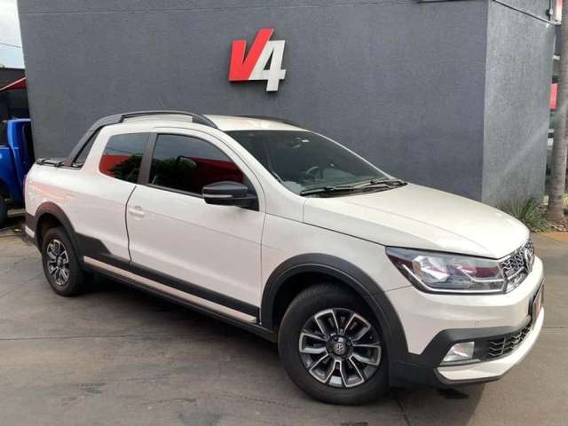 VW - Volkswagen Saveiro Cross 1.6 16v C.D. Branca 2021 - Campo Grande