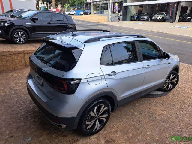 Volkswagen T-Cross Comfor. 200 TSI 1.0 Flex 5p Aut. - Prata - 2021/2022