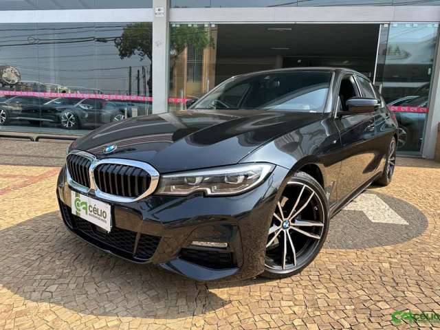 BMW 320i 2.0 TB M Sport A.Flex/M.Sport 4p - Preta - 2021/2022