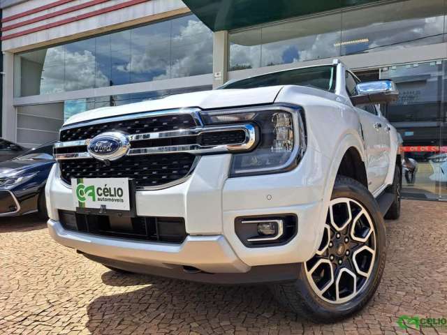 Ford Ranger RANGER - 3.0 LIMITED+ V6 4X4 CD TURBO 4P - Branca - 2024/2025