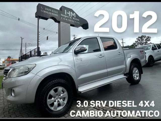 TOYOTA HILUX CD 4X4 SRV 2012