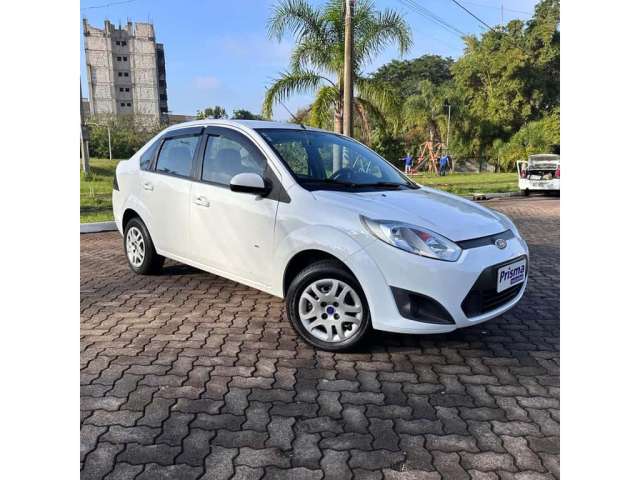 Ford Fiesta Sedan 1.6 16V Flex Mec.  - Branca - 2013/2014