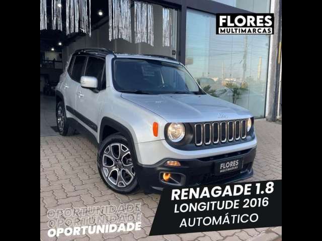 Jeep Renegade Longitude 1.8 4x2 Flex 16V Aut.  - Prata - 2016/2016