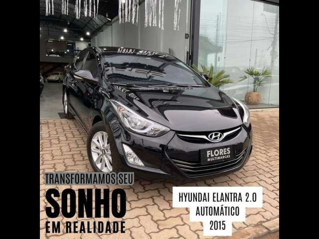 Hyundai Elantra GLS 2.0 16V Flex Aut.  - Preta - 2014/2015