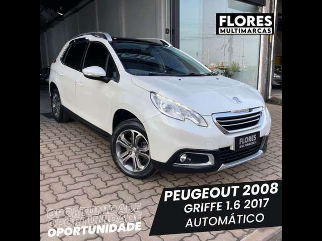 Peugeot 2008 Griffe 1.6 Flex 16V 5p Aut.  - Branca - 2016/2017