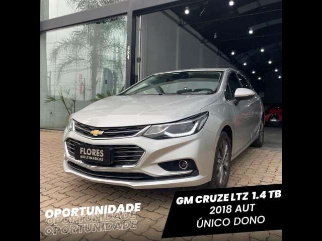 Chevrolet Cruze LTZ 1.4 16V Turbo Flex 4p Aut.  - Prata - 2017/2018