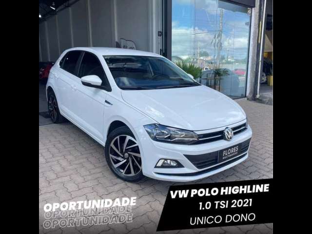 Volkswagen Polo Highline 200 TSI 1.0 Flex 12V Aut.  - Branca - 2021/2021