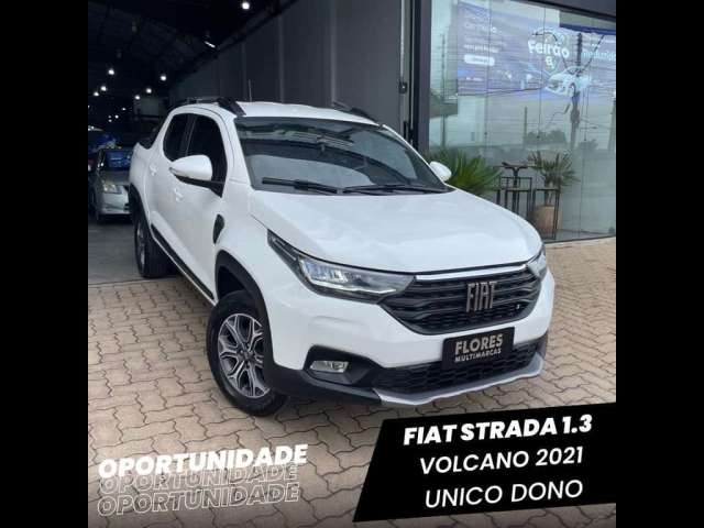 Fiat Strada Volcano 1.3 Flex 8V CD  - Branca - 2020/2021