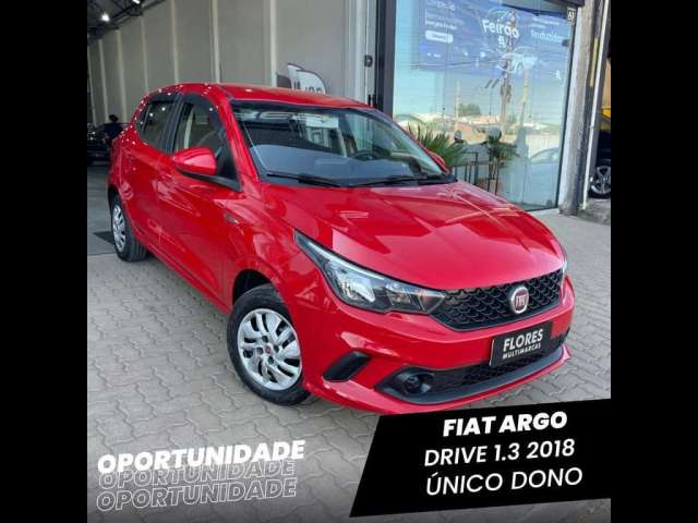 Fiat Argo DRIVE 1.0 6V Flex  - Vermelha - 2017/2018