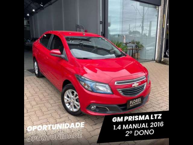 Chevrolet Prisma HEV/ 1.4MT LTZ - Vermelha - 2015/2016