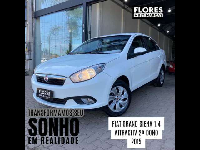 Fiat Grand Siena ATTRACTIV 1.4 - Branca - 2014/2015