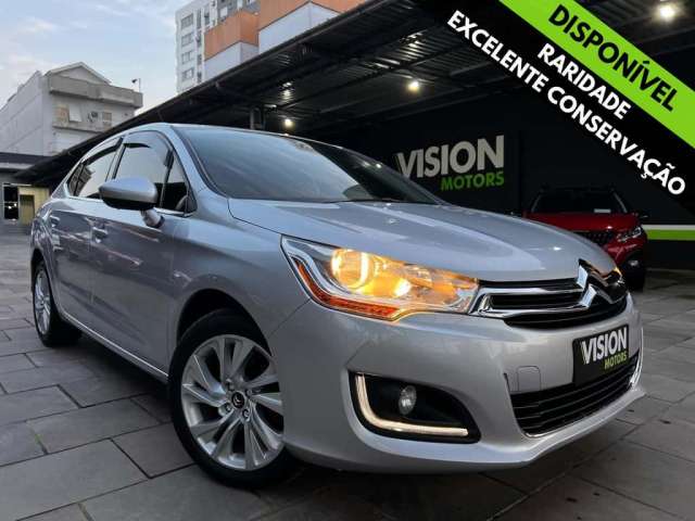 Citroën C4 LOUNGE Tendance 2.0 Flex 4p Aut. - Prata - 2015/2015