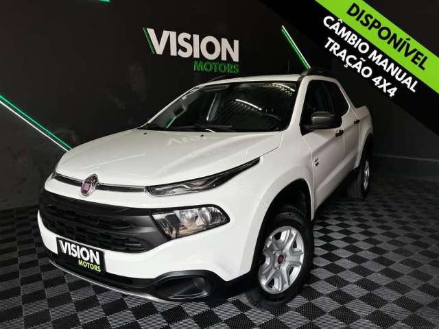 Fiat Toro Freedom 2.0 Diesel CÂMBIO MANUAL DE 6 MARCHAS E TRAÇÃO 4X4 - Branca - 2016/2017