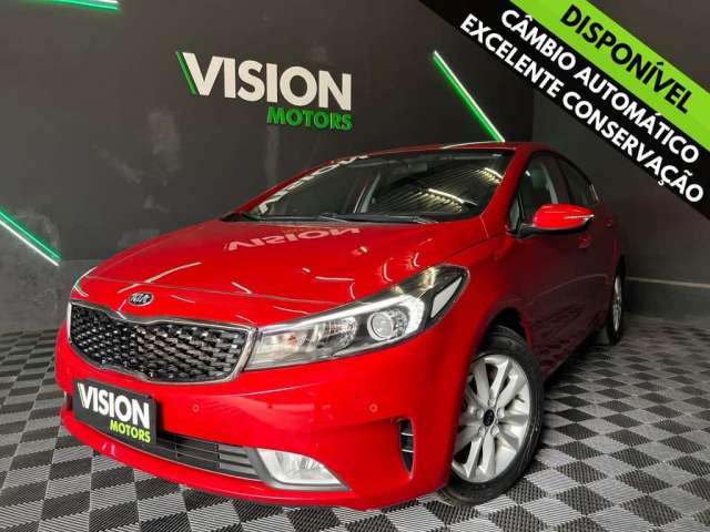 Kia Cerato 1.6 16V  Flex  Aut.  - Vermelha - 2018/2019