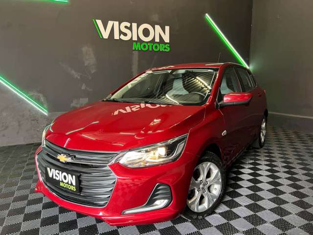 Chevrolet Onix HATCH PREMIER 1.0 TURBO Aut.  - Vermelha - 2020/2020