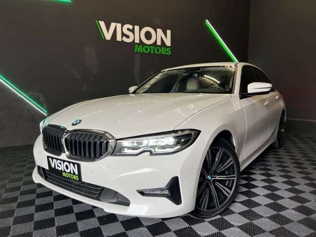 BMW 320i 2.0 Turbo/ActiveFlex 16V/GP  4p - Branca - 2020/2021