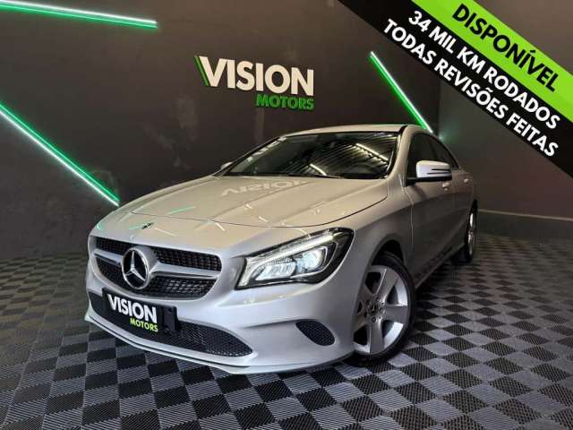 Mercedes-Benz Cla 180 1.6  TURBO 122cv Câmbio Automático de 7 Marchas. - Prata - 2018/2018