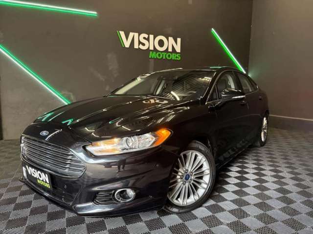 Ford Fusion Titanium 2.0 GTDI Eco. Awd Aut. *BLINDADO* - Preta - 2015/2015