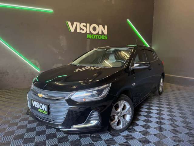 Chevrolet Onix HATCH PREMIER 2 1.0 TURBO Flex  - Preta - 2019/2020