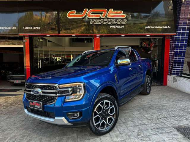 Ford Ranger Limited+ 3.0 V6 4x4 CD TB Die Aut - Azul - 2023/2024