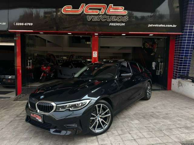 BMW 320i Modern/Sport TB 2.0/A.Flex/GP 4p  - Preta - 2020/2021