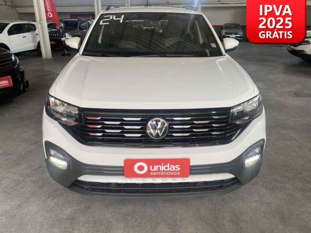 Volkswagen T-cross 2024 1.0 200 tsi total flex comfortline automático