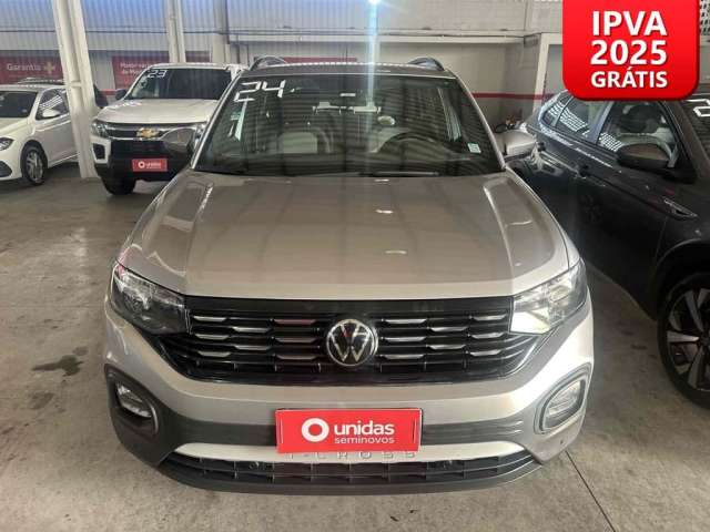 Volkswagen T-cross 2024 1.0 200 tsi total flex comfortline automático